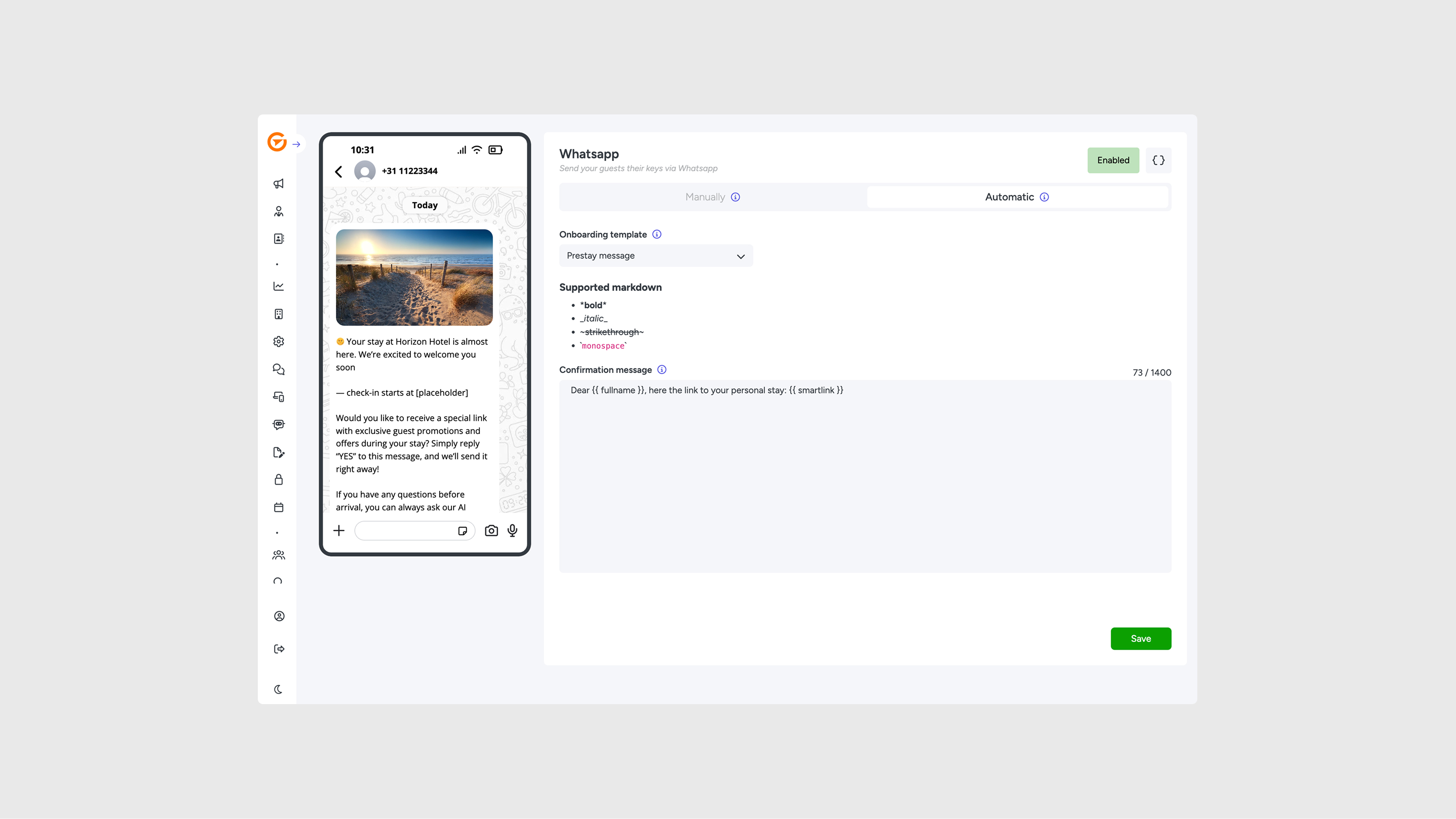 Afbeelding 3 - WhatsApp-bericht maken