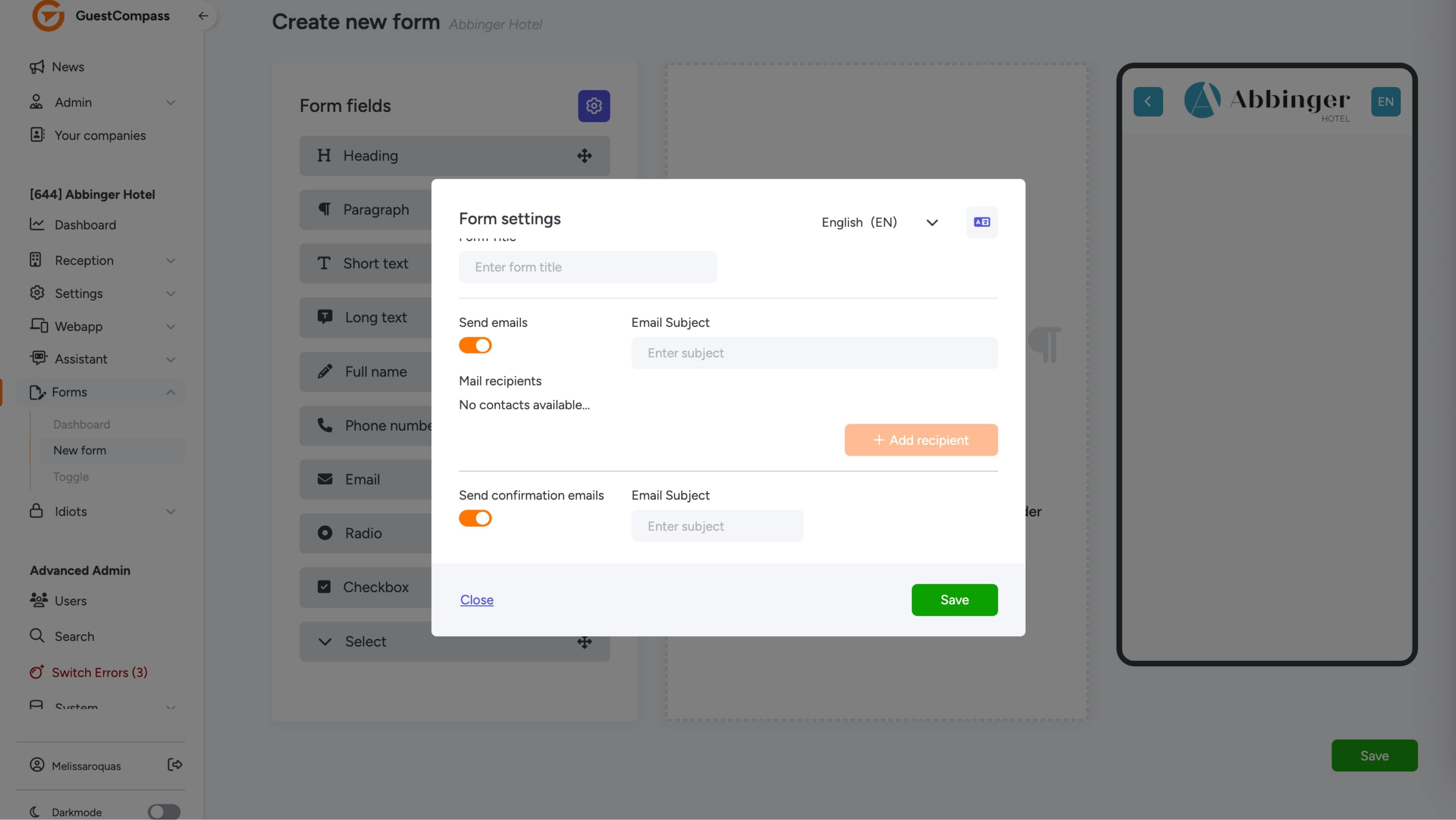 Image 2 - Settings