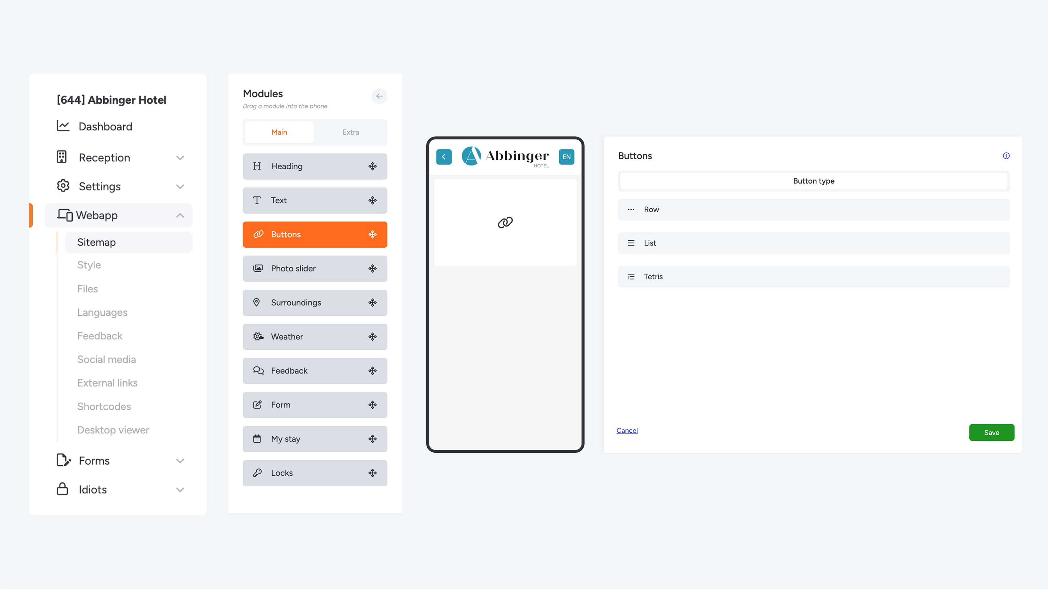 Image 1 - Buttons module