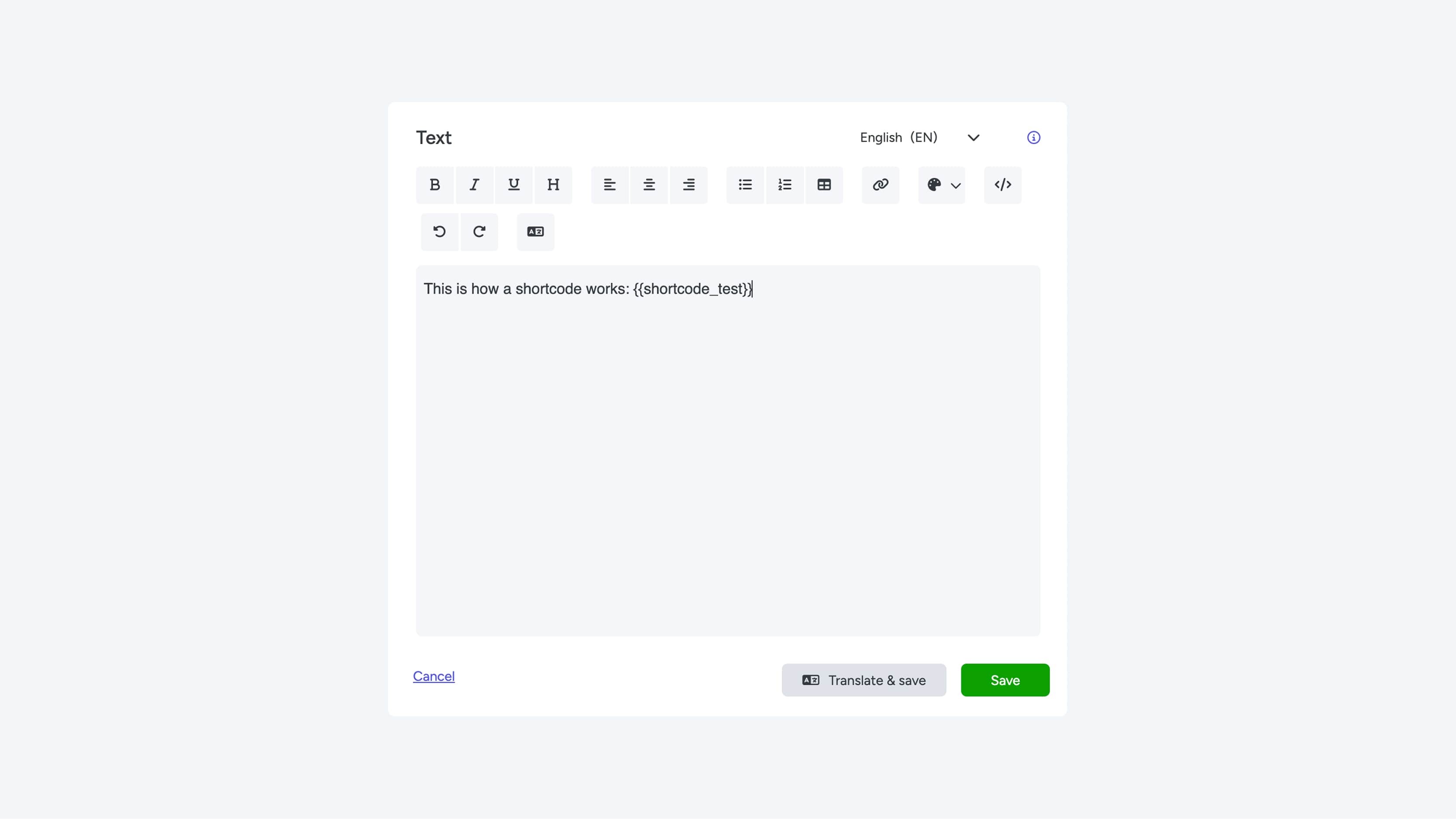 Image 2 - Example shortcode