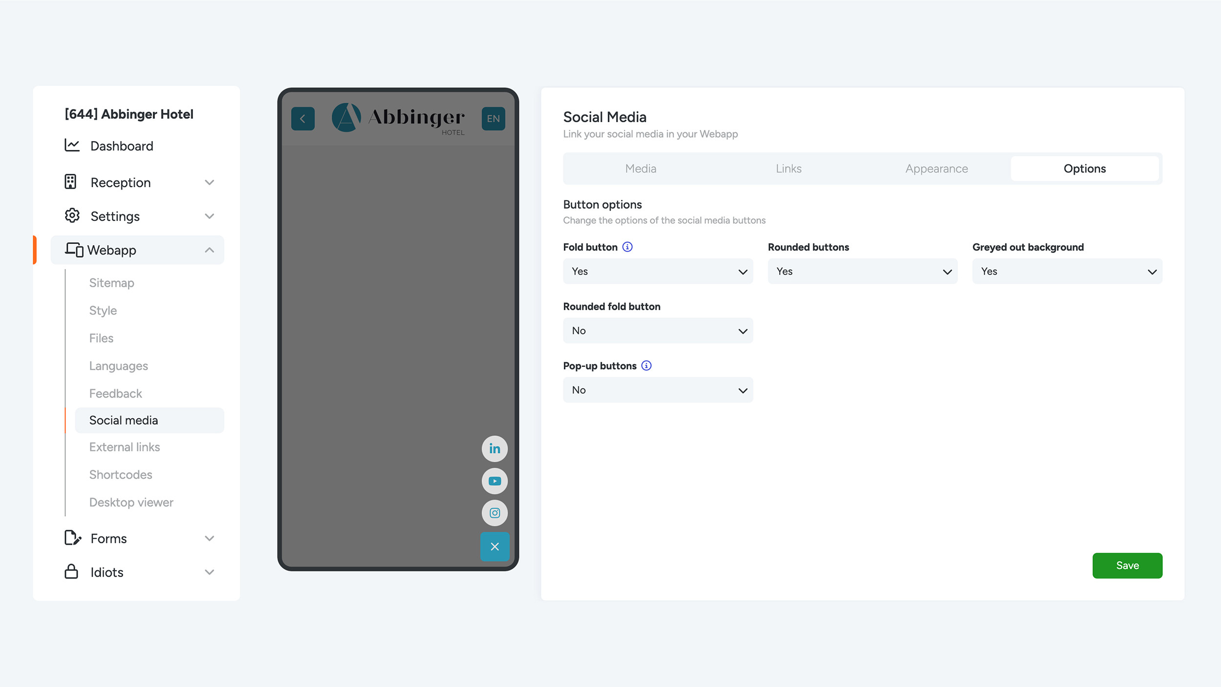 Image 4 - Settings options
