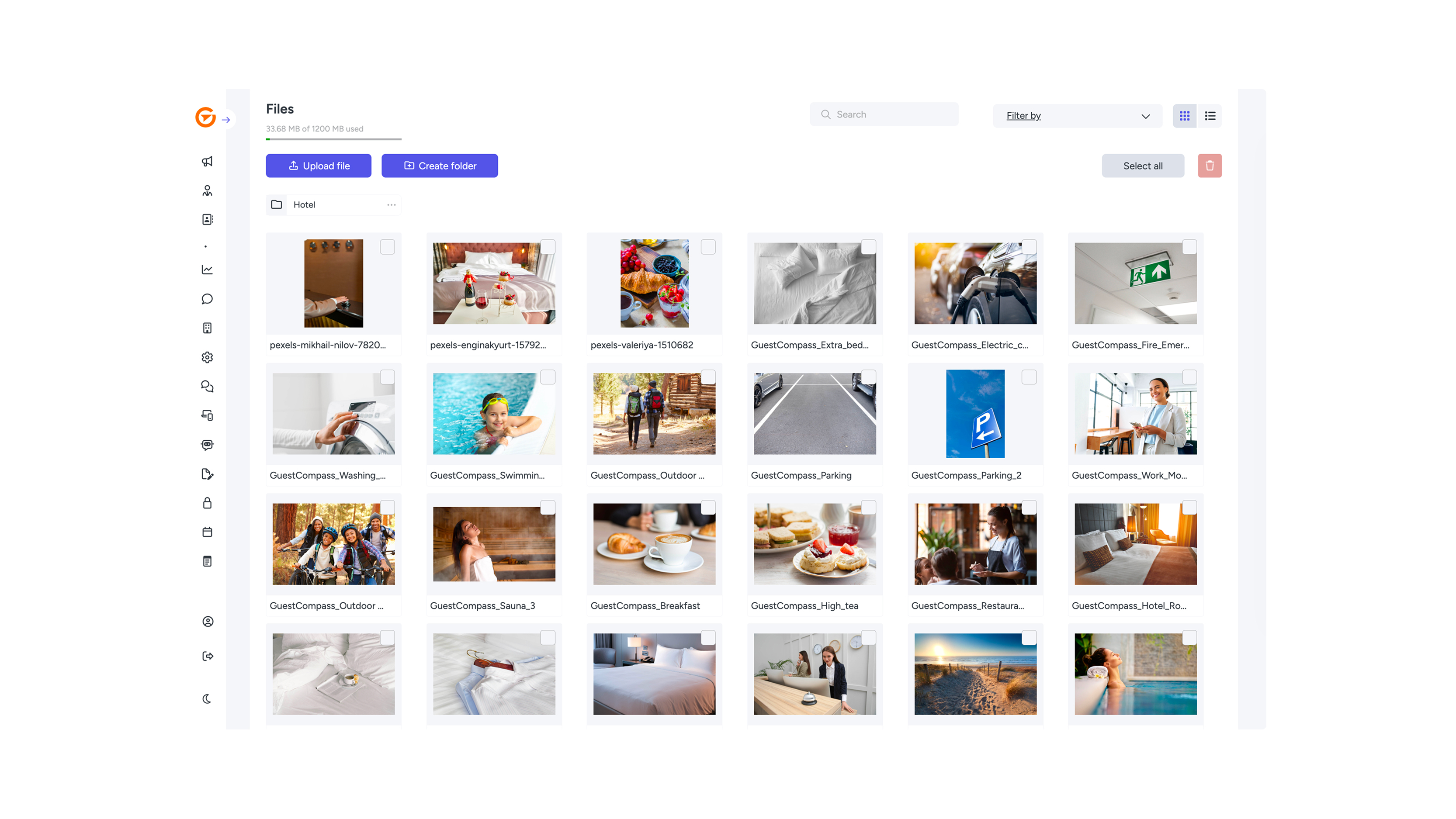 Image 1 - File bank with stock images