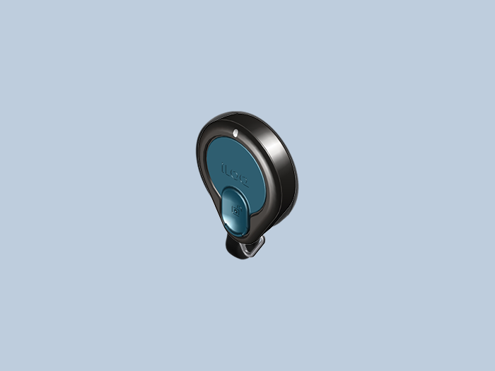 Keyfob with button