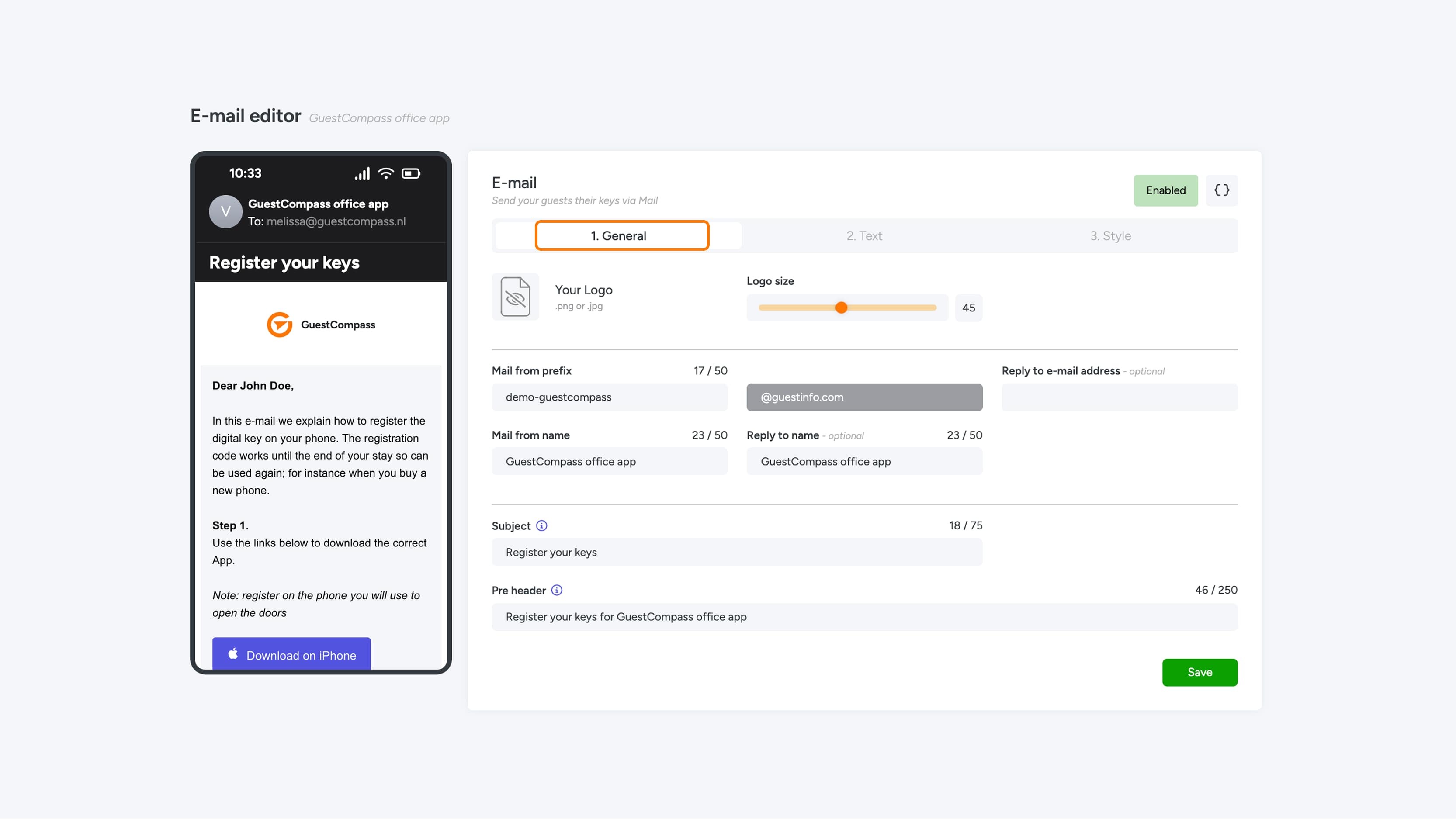 3 i LOQ Messaging settings min